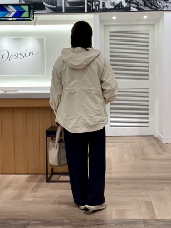 rinさんの「Dessin｜【洗える】8分袖ボンディングカットソー」を使ったコーディネート