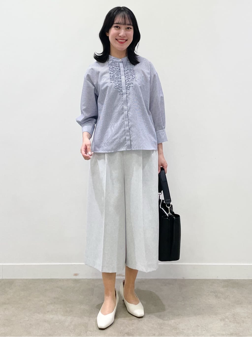 yukariさんの「Reflect｜リネンライクシャツブルゾン」を使ったコーディネート