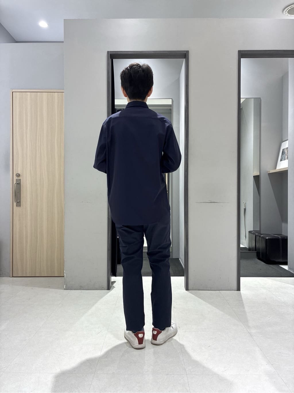 わいずみさんの「TAKEO KIKUCHI｜ジップアップ 鹿の子 ニット」を使ったコーディネート