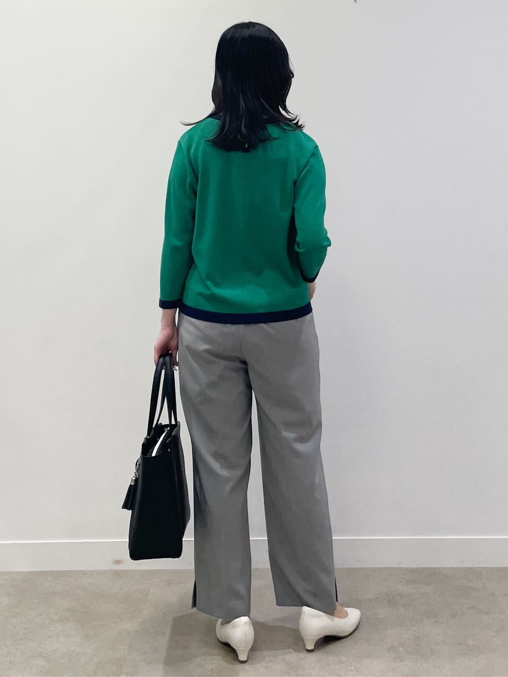 yukariさんの「Reflect｜【アンサンブル可】バイカラーニット」を使ったコーディネート