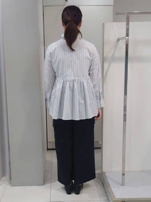 AZUSAさんの「Reflect｜【レイヤードにおすすめ◎】ペプラムデザインシャツ」を使ったコーディネート