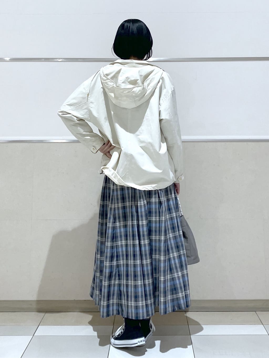 eriko さんの「Dessin｜【撥水/2WAY】フーディーブルゾン」を使ったコーディネート