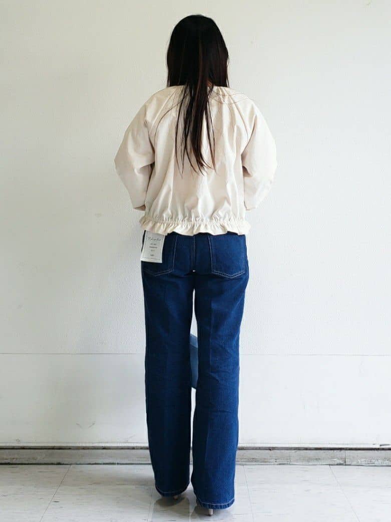 Riaさんの「index｜接触冷感ノーカラーブルゾン【洗濯機OK／防シワ】」を使ったコーディネート