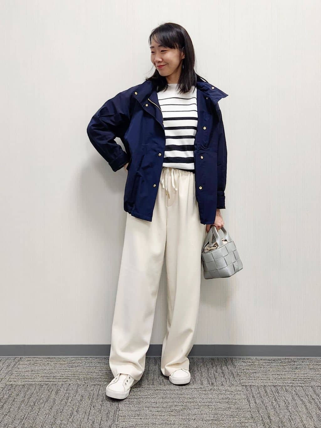 naraさんの「Dessin｜【洗える】シアーリラックスニット」を使ったコーディネート