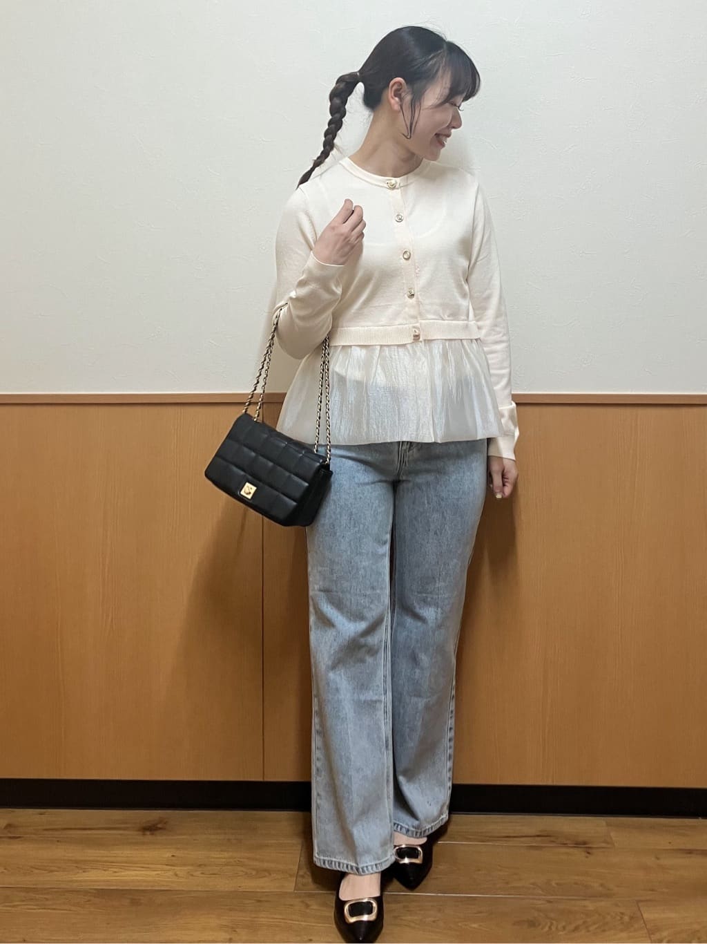 MAYUKIさんの「index｜【植草美幸先生が指南する好印象スタイル】《丈が選べる》ストレートデニムパンツ【洗濯機洗い可】」を使ったコーディネート