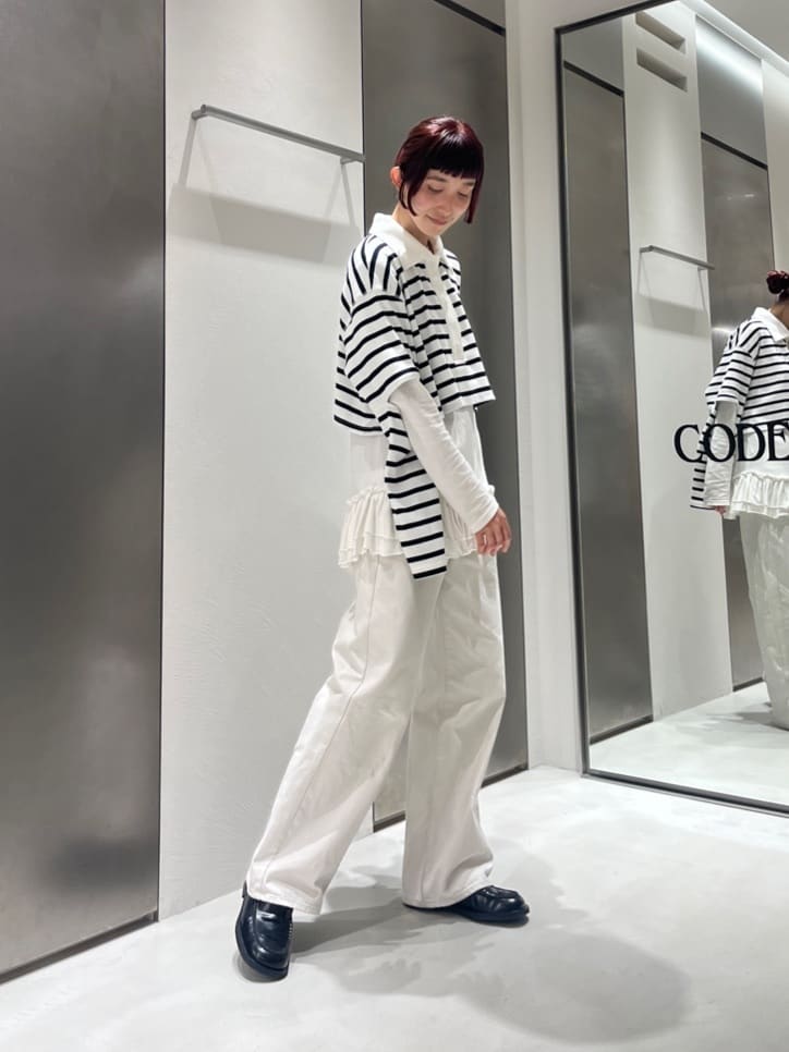 Rielさんの「CODE A｜cropped lager tee」を使ったコーディネート