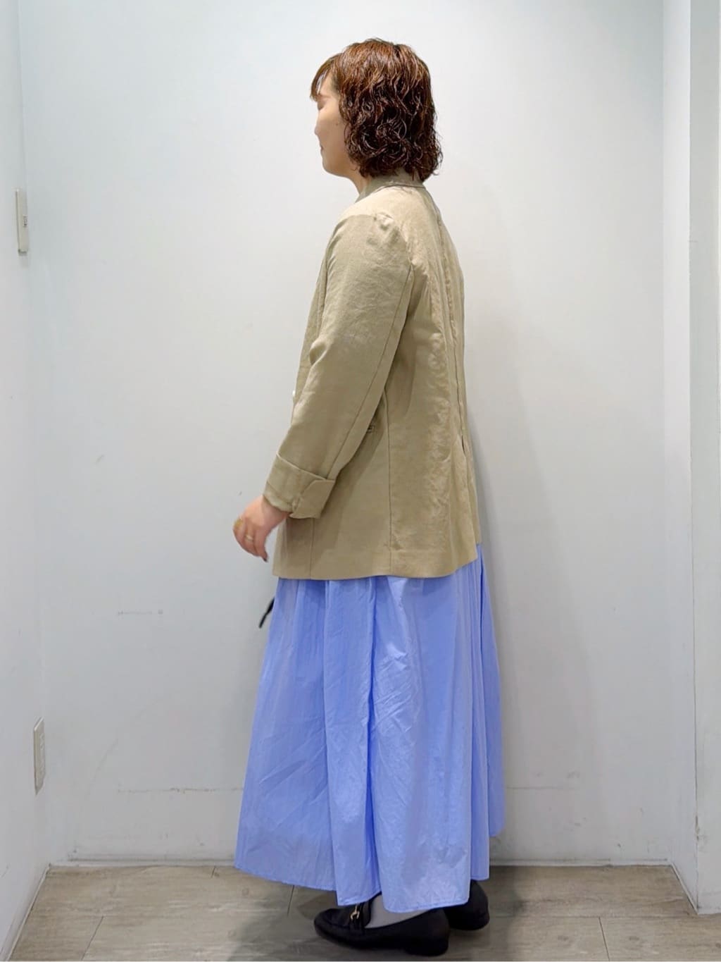 sumicaさんの「OPAQUE.CLIP｜【UV／接触冷感】ダブルブレストジャケット《防シワ加工／洗える》」を使ったコーディネート