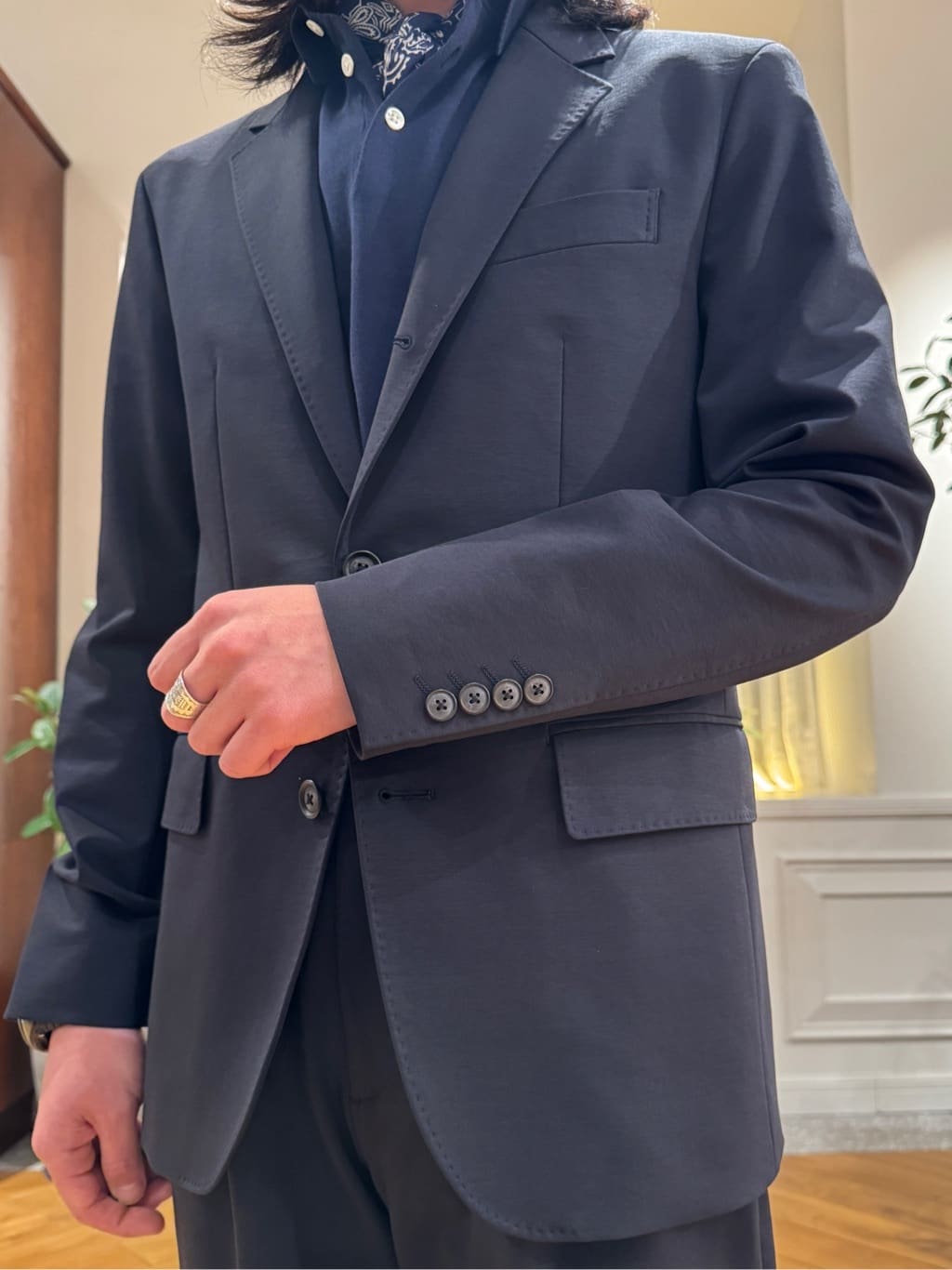 kawarataniさんの「DRESSTERIOR｜【干場義雅&times;DRESSTERIOR/再入荷】ウォッシャブル ニットポロシャツ」を使ったコーディネート