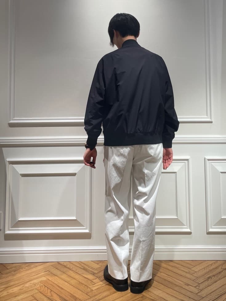 橋本さんの「DRESSTERIOR｜◆【干場義雅&times;K－3B&times;DRESSTERIOR】ブラックMA－1」を使ったコーディネート