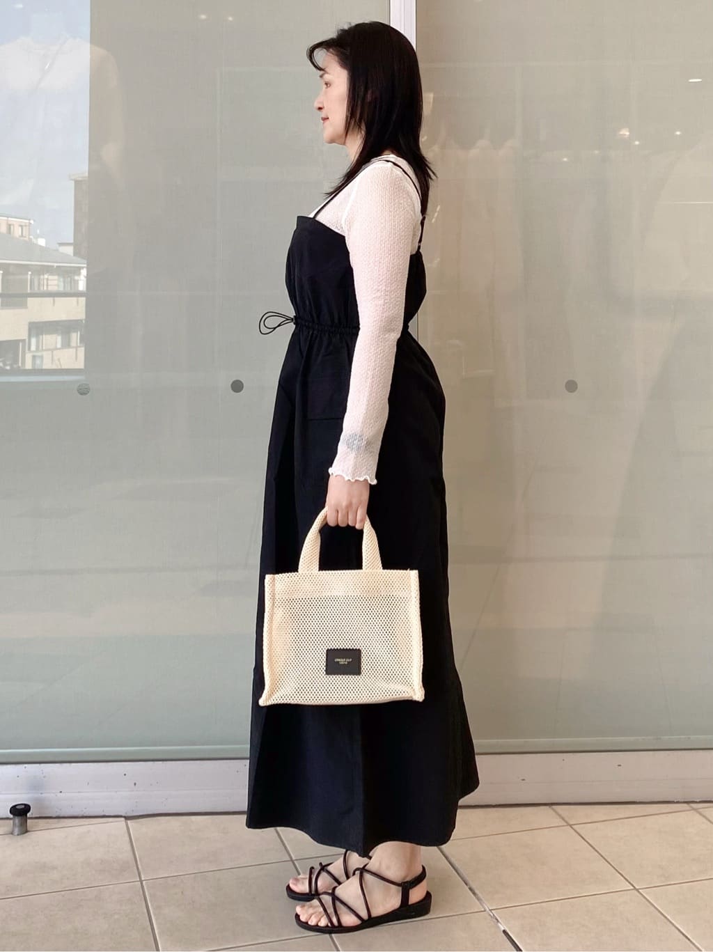 Jeanさんの「OPAQUE.CLIP｜ラッセルレーストップス【洗濯機OK】」を使ったコーディネート