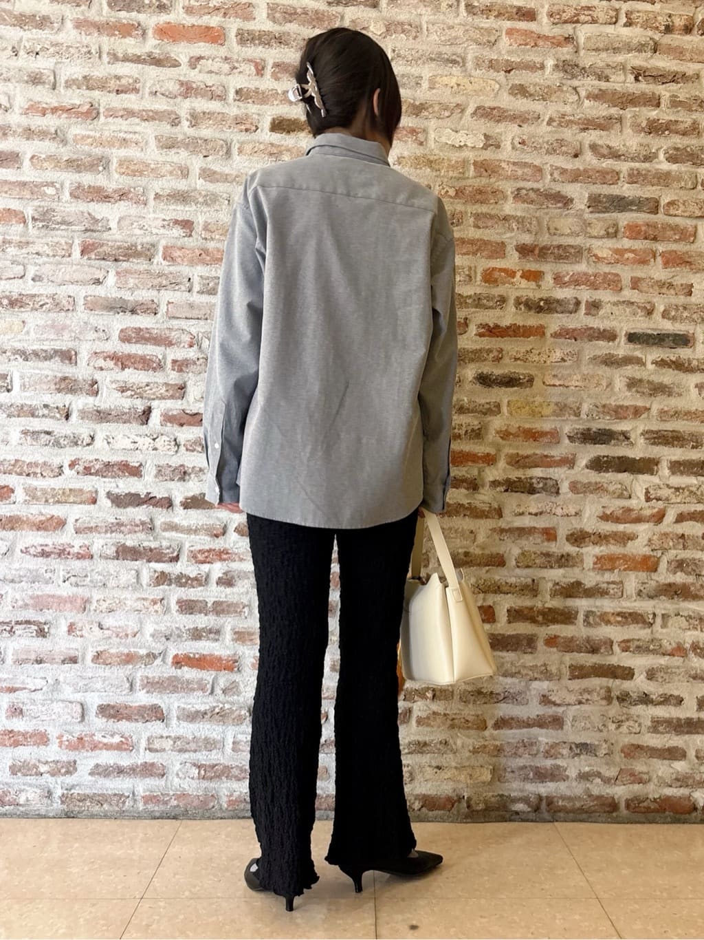 しばさんの「THE SHOP TK｜【通勤にもデイリーにも】CAVIAN 金ボタンダブルブレストジャケット」を使ったコーディネート