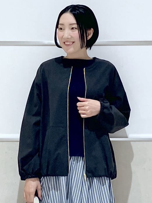 eriko さんの「Dessin｜【洗える】ボートネックリブニット」を使ったコーディネート