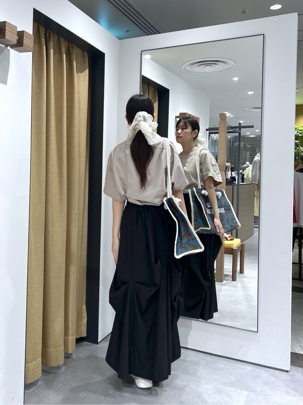 Renoさんの「INDIVI｜【UVカット】ラグランフォルムカットソー」を使ったコーディネート