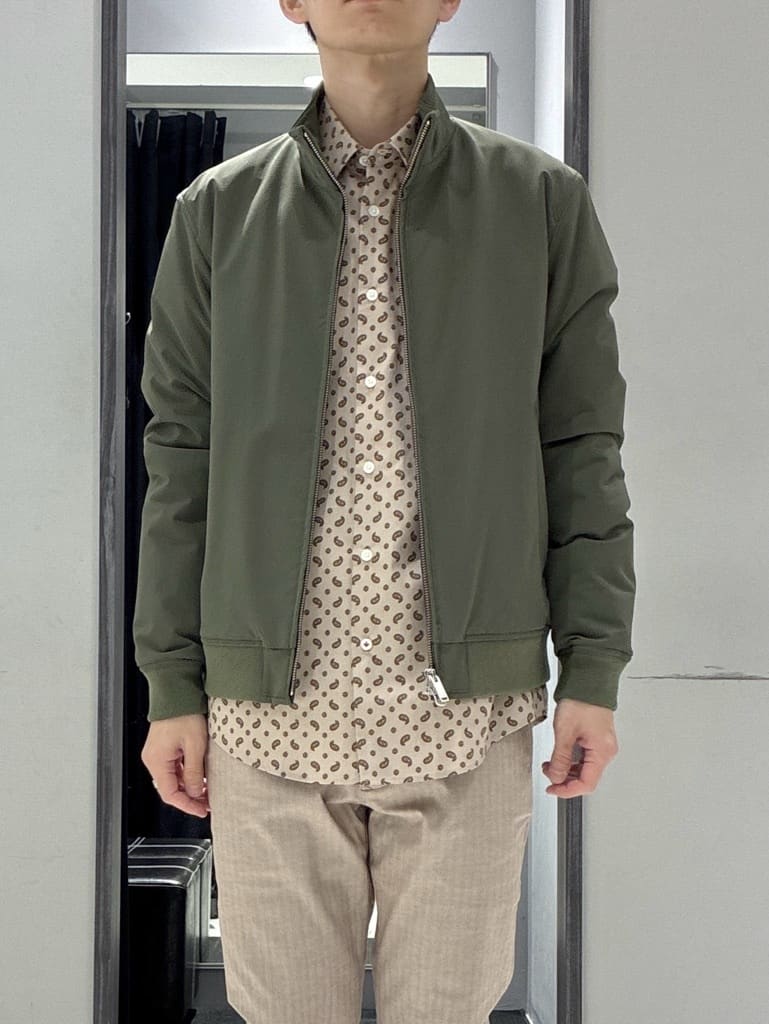 わいずみさんの「TAKEO KIKUCHI｜スタンドカラー ショート リブ ブルゾン」を使ったコーディネート