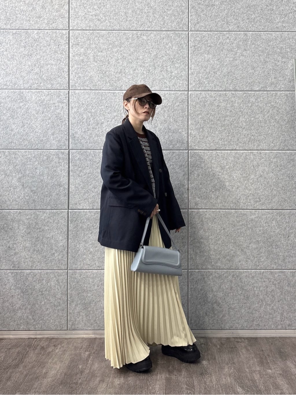 kotakiさんの「INDIVI｜ダブルブレストオーバージャケット」を使ったコーディネート