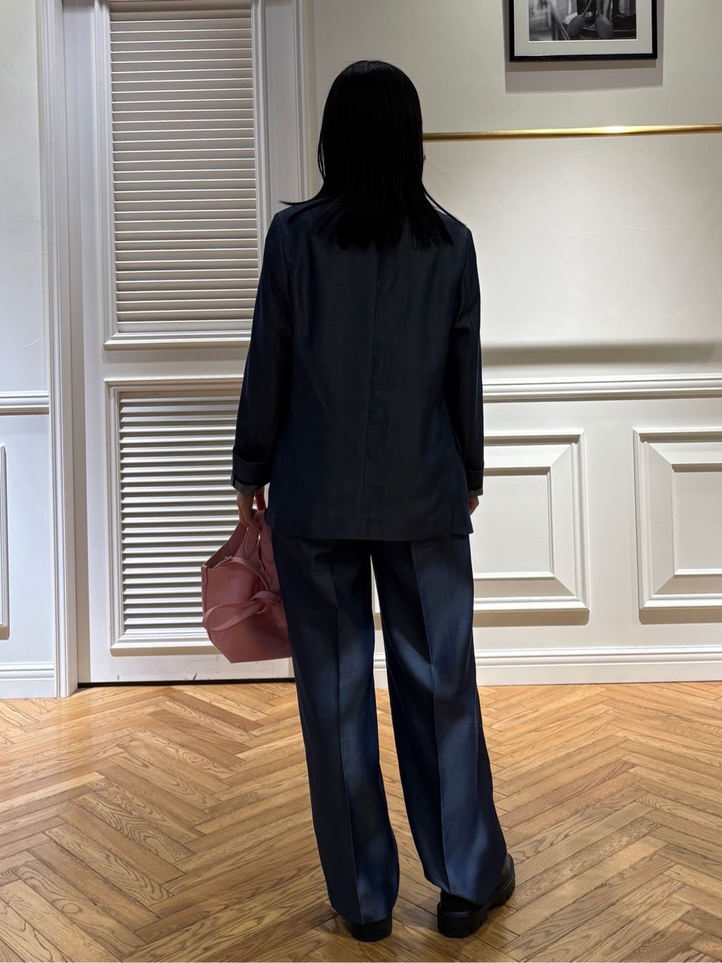 cocoさんの「DRESSTERIOR｜【ウォッシャブル】コットンシルクハーフスリーブニット」を使ったコーディネート
