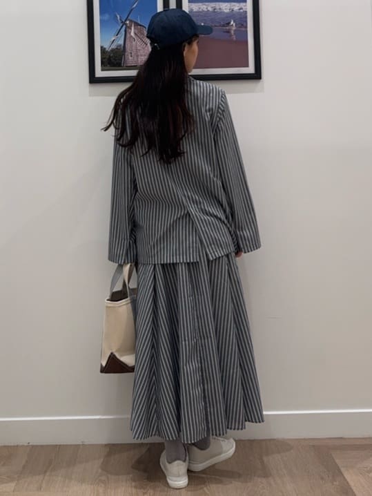 NOZOMIさんの「Dessin｜【洗える】ボートネックリブニット」を使ったコーディネート