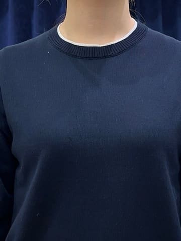 Ayakaさんの「Dessin｜【洗える】バイカラーデザインニット」を使ったコーディネート