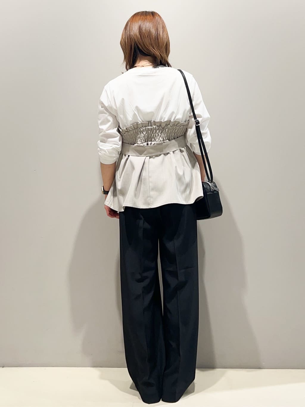 miyuさんの「OPAQUE.CLIP｜ビスチェドッキングカットソー【洗濯機OK】」を使ったコーディネート