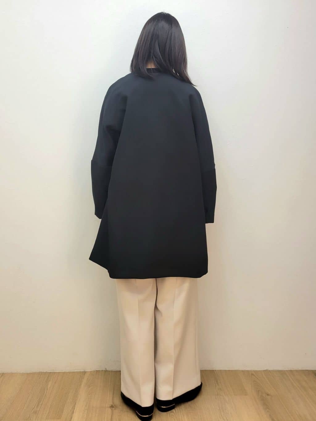 LISAさんの「OPAQUE.CLIP｜フォルムスリーブミドルコート【洗濯機OK】」を使ったコーディネート