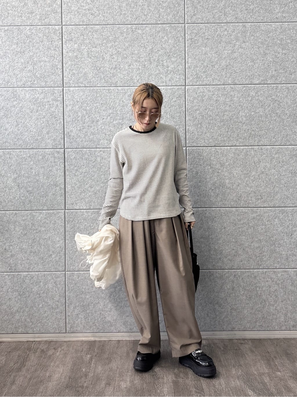 kotakiさんの「INDIVI｜シアーシャーリングブルゾン」を使ったコーディネート