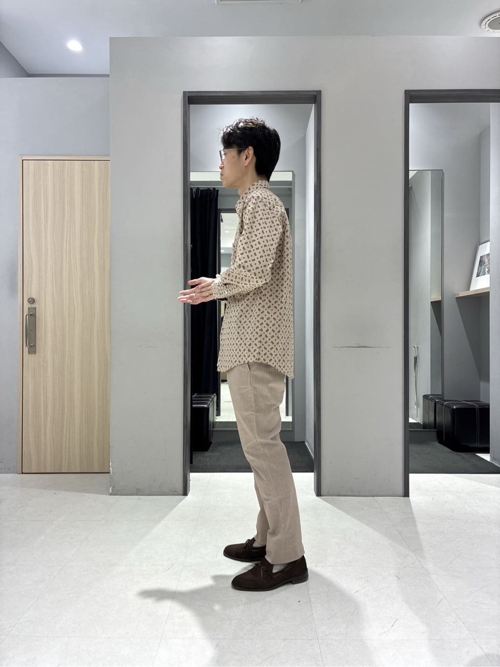 わいずみさんの「TAKEO KIKUCHI｜スタンドカラー ショート リブ ブルゾン」を使ったコーディネート