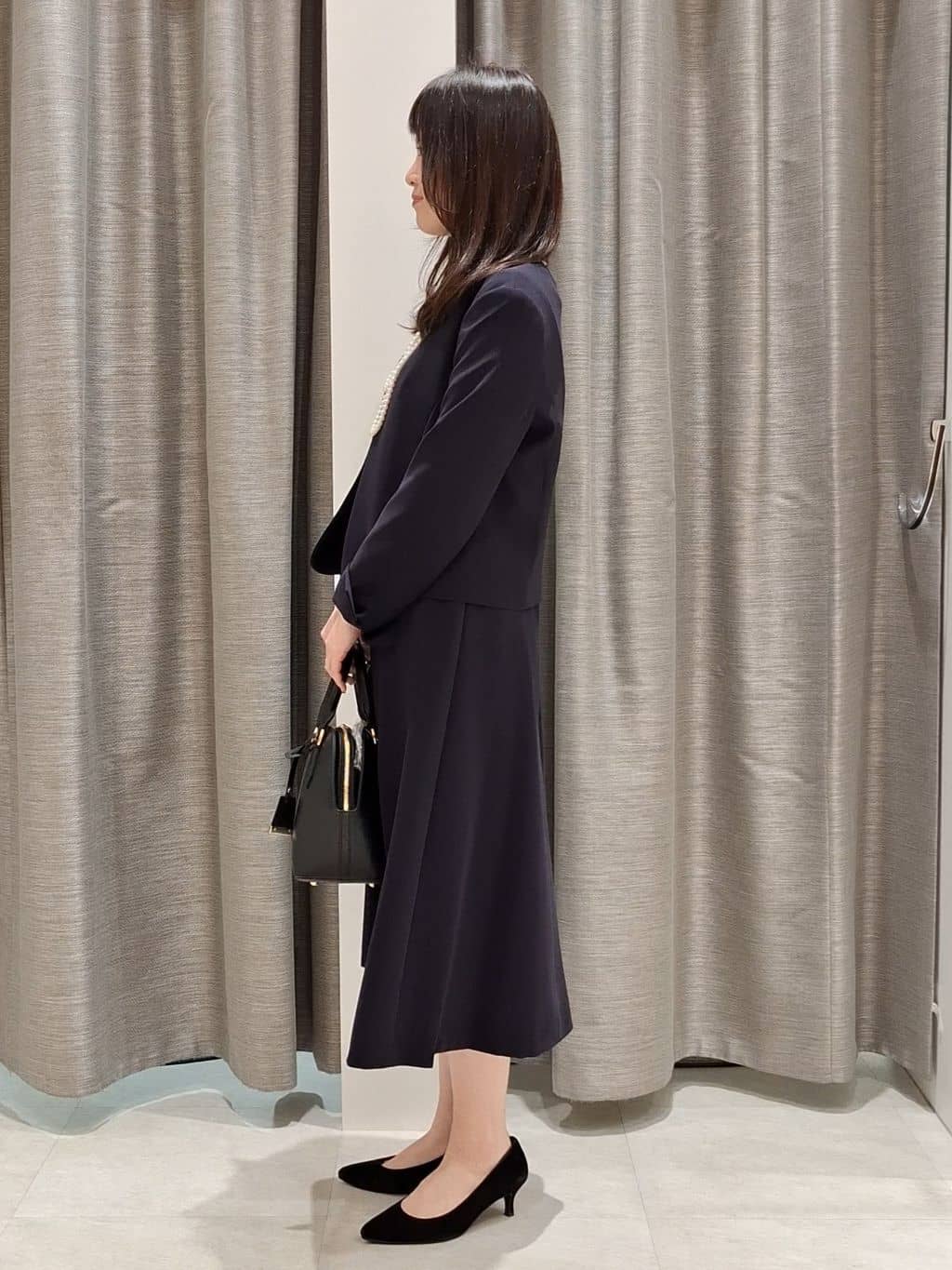 YuKaRiさんの「UNTITLED｜【追加6/日本製】2連フェイクパールネックレス」を使ったコーディネート