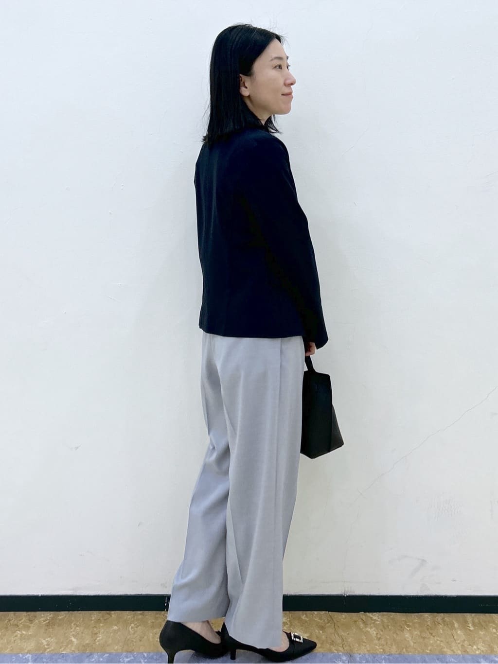 su.さんの「index｜【接触冷感／吸水速乾】ノーカラージャケット／セットアップ対応可《洗える／防シワ／ストレッチ》」を使ったコーディネート