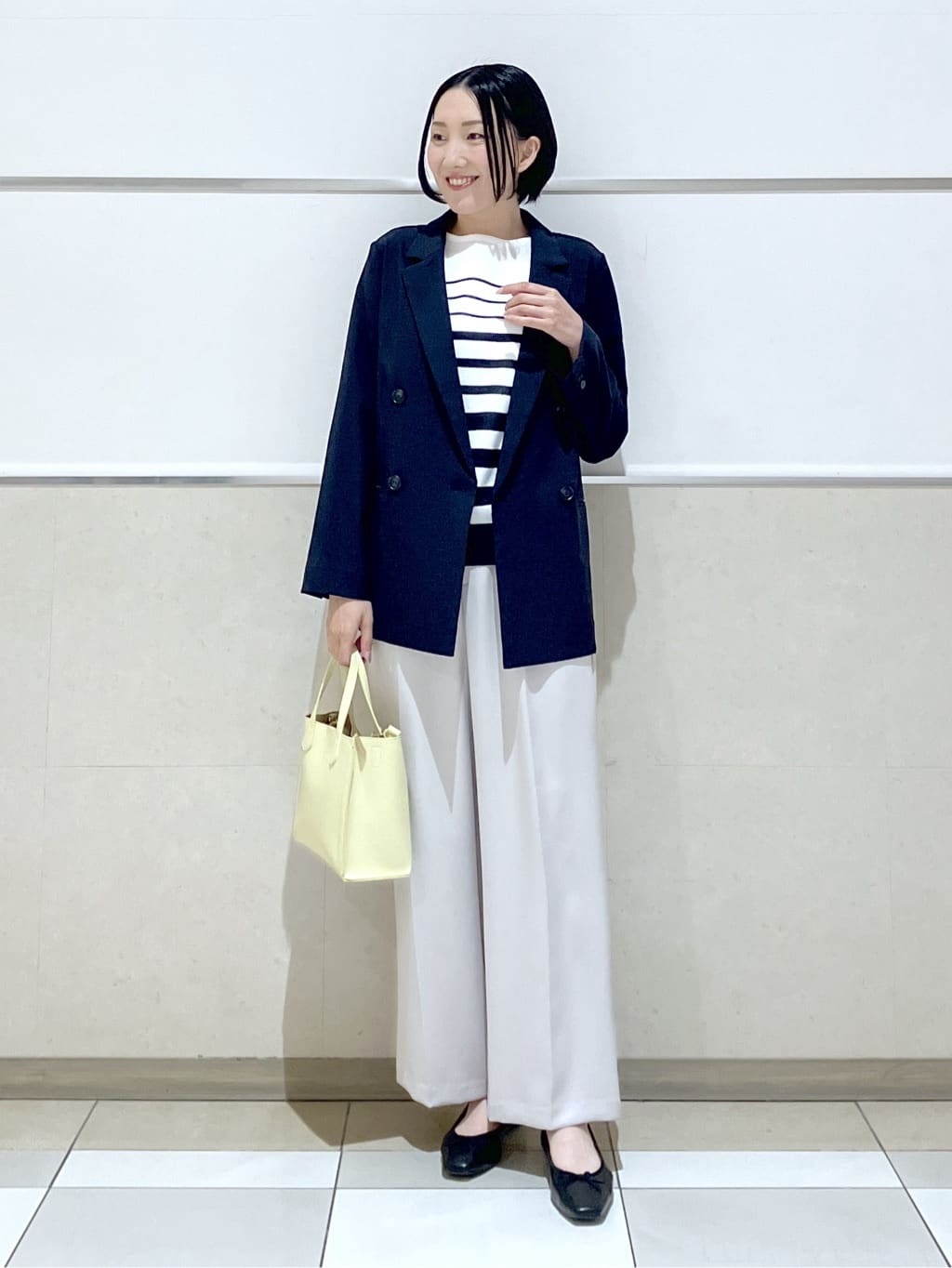 eriko さんの「Dessin｜【洗える】シアーリラックスニット」を使ったコーディネート