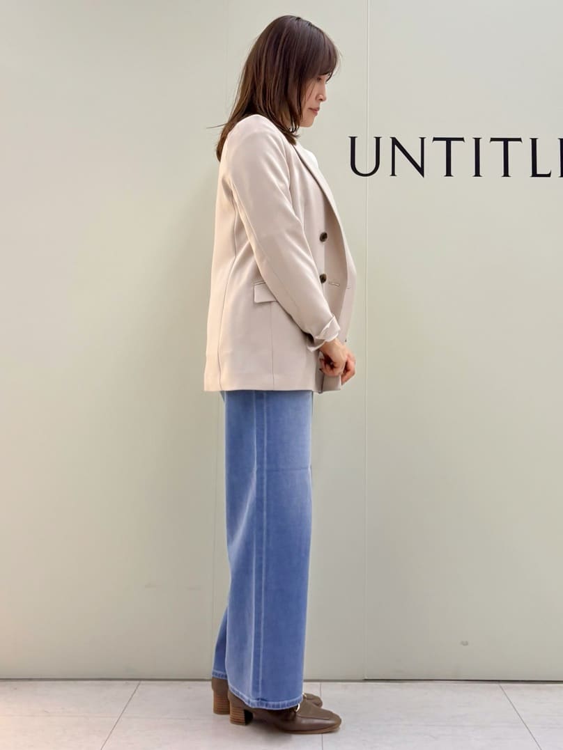 Sakaiさんの「UNTITLED｜【新色追加/セットアップ可】エアリー ダブルブレストジャケット」を使ったコーディネート
