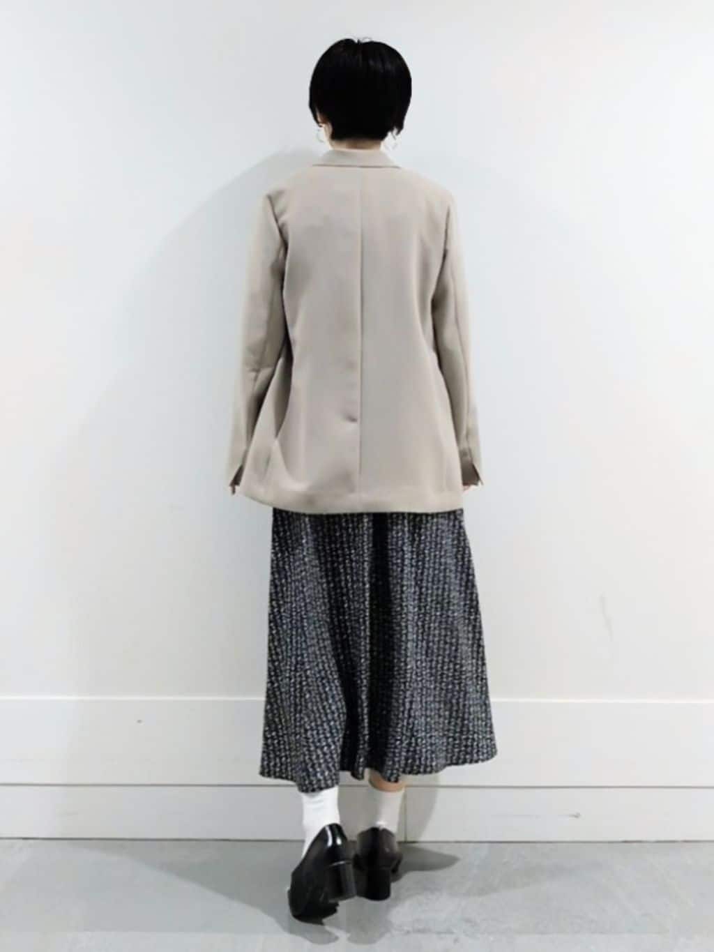 ミズタさんの「UNTITLED｜◆【洗える/ストレッチ性】ダブルブレストジャケット」を使ったコーディネート