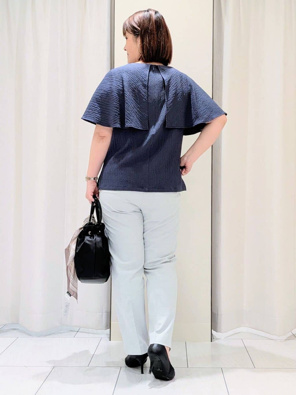 Onumaさんの「UNTITLED｜【新色追加/セットアップ可】エアリー ダブルブレストジャケット」を使ったコーディネート