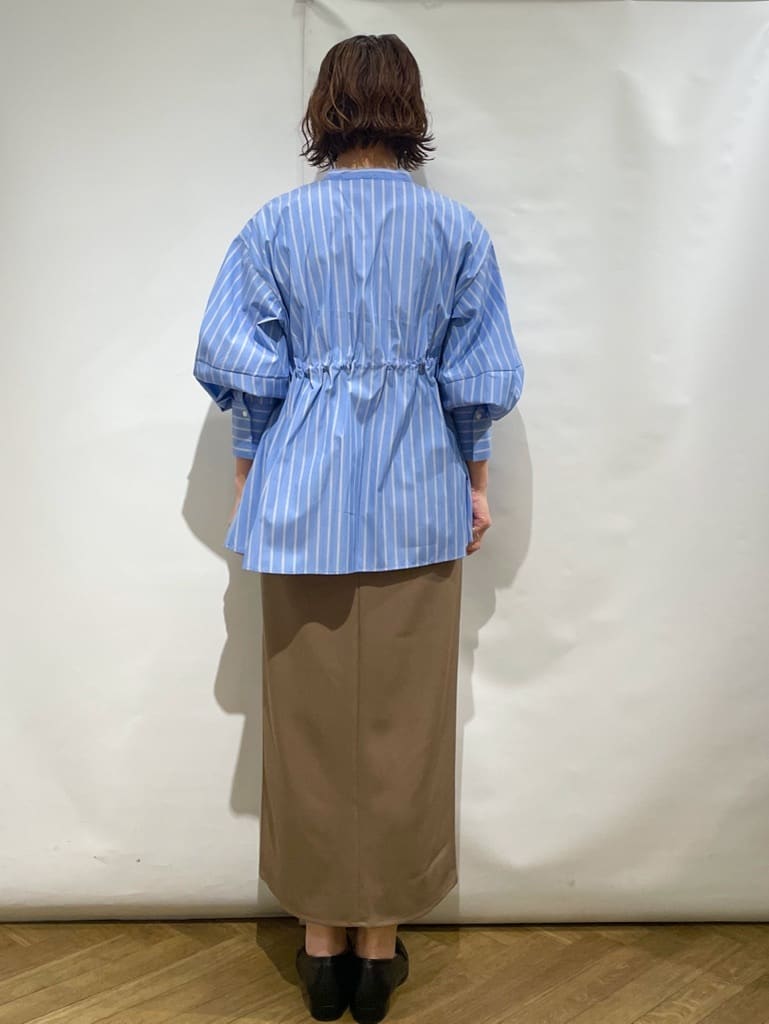 なかさんの「index｜撥水ノーカラーペプラムブルゾン【洗濯機OK／抗ピル】」を使ったコーディネート