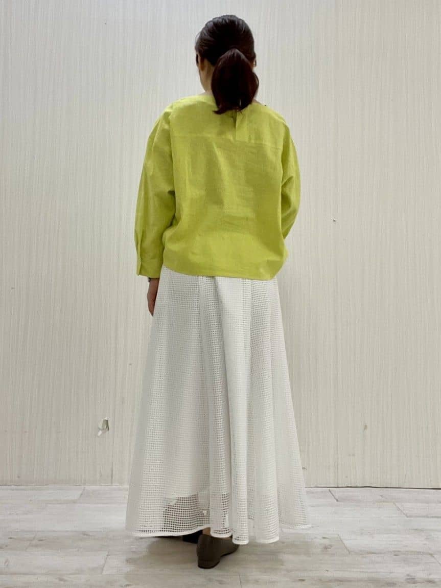 Mさんの「UNTITLED｜◆【洗える/6分袖】ボートネックブラウス」を使ったコーディネート