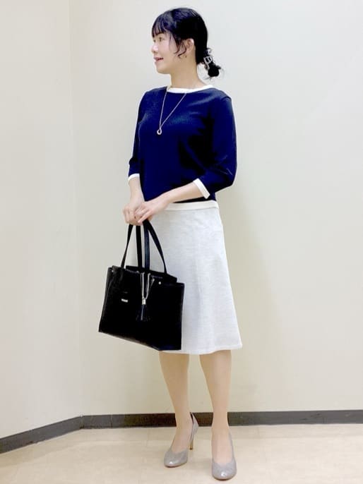 beni_gingerさんの「Reflect｜【アンサンブル可】バイカラーニット」を使ったコーディネート