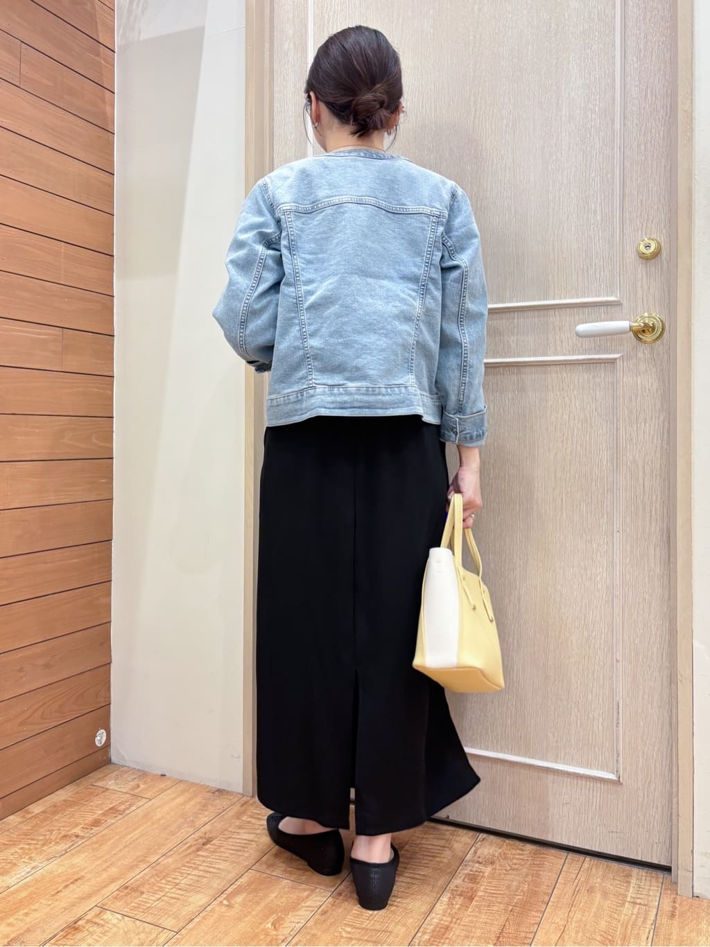 なみさんの「SHOO･LA･RUE｜【セットアップ可/洗濯機可】上品チェックが好印象 ゆるさら6分袖ブラウス」を使ったコーディネート