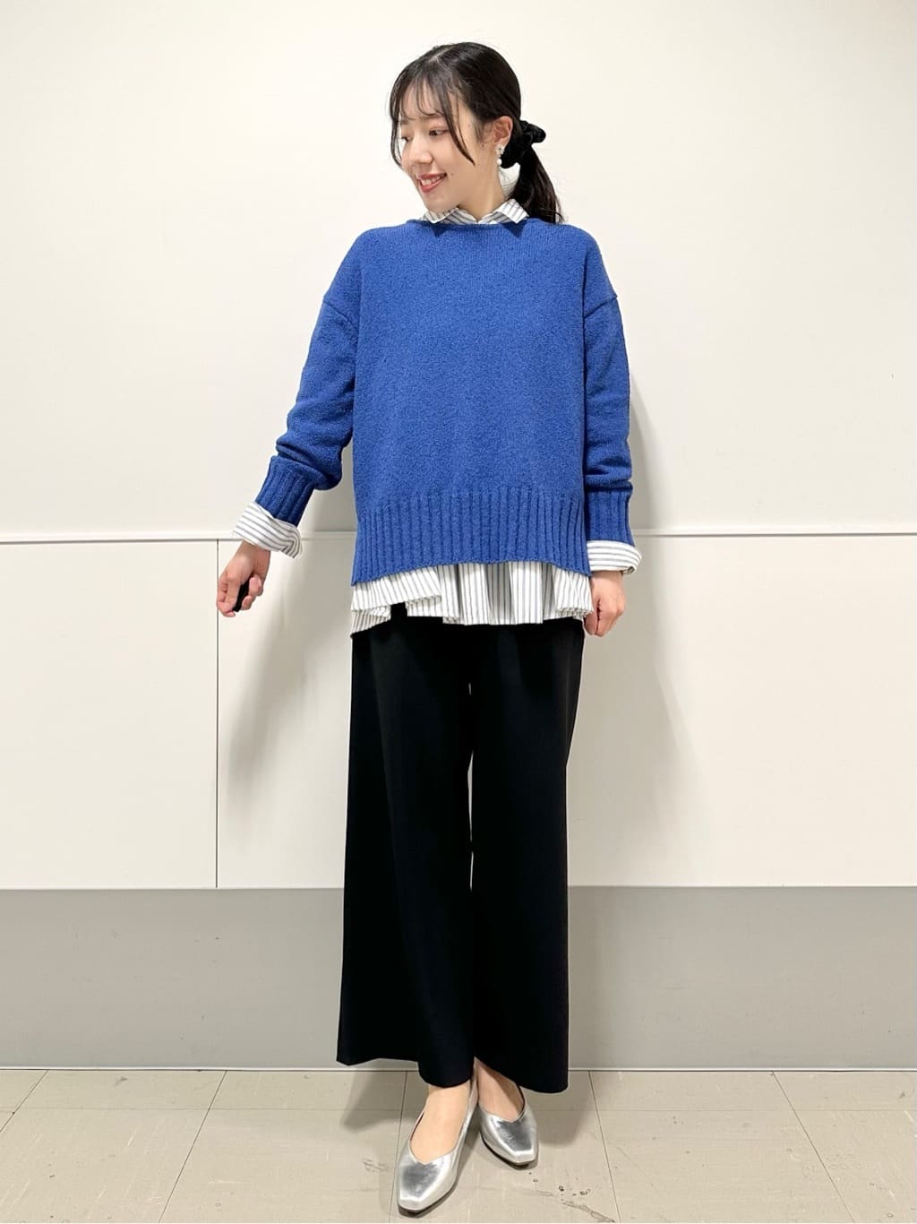 Momoさんの「Reflect｜【レイヤードにおすすめ◎】ロング丈リラクシーニット」を使ったコーディネート