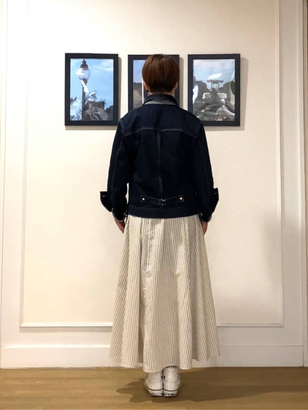 Hiroさんの「Dessin｜【ユニセックス/2WAY】リバーシブルデニムジャケット」を使ったコーディネート