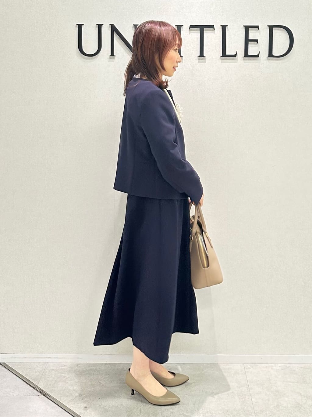 Miwaさんの「UNTITLED｜【アレンジ自在】ロングパール調ネックレス」を使ったコーディネート