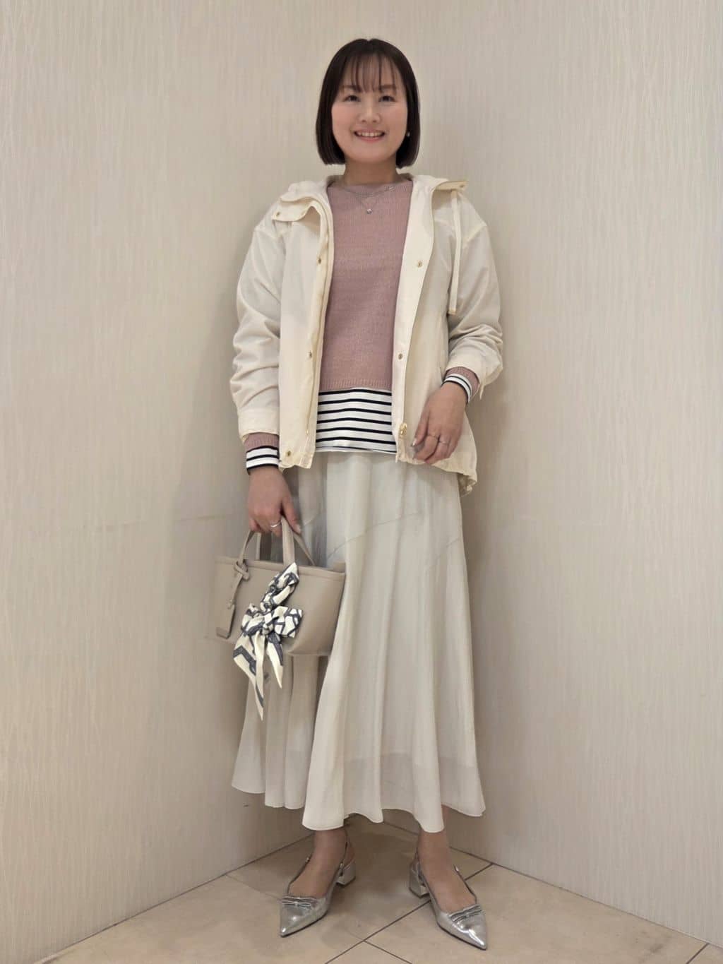 naokoさんの「UNTITLED｜◆【洗える/光沢感】ファンシーヤーンニット」を使ったコーディネート