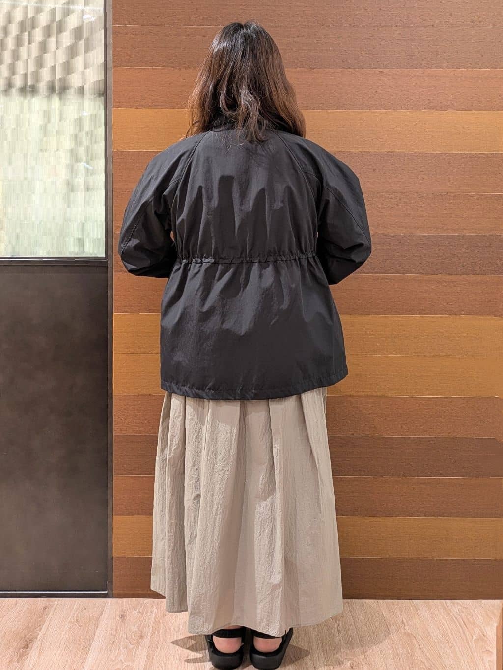 むっちゃんさんの「OPAQUE.CLIP｜撥水スタンドZIPブルゾン【洗濯機OK／UVケア／花粉対応】」を使ったコーディネート
