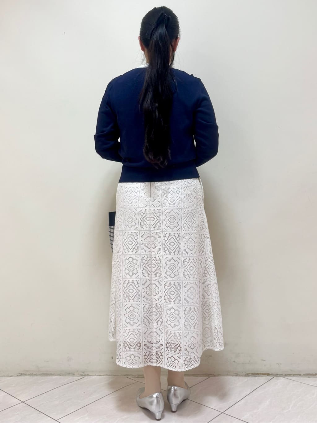 rincoさんの「Reflect｜【アンサンブル可】バイカラーカーディガン」を使ったコーディネート