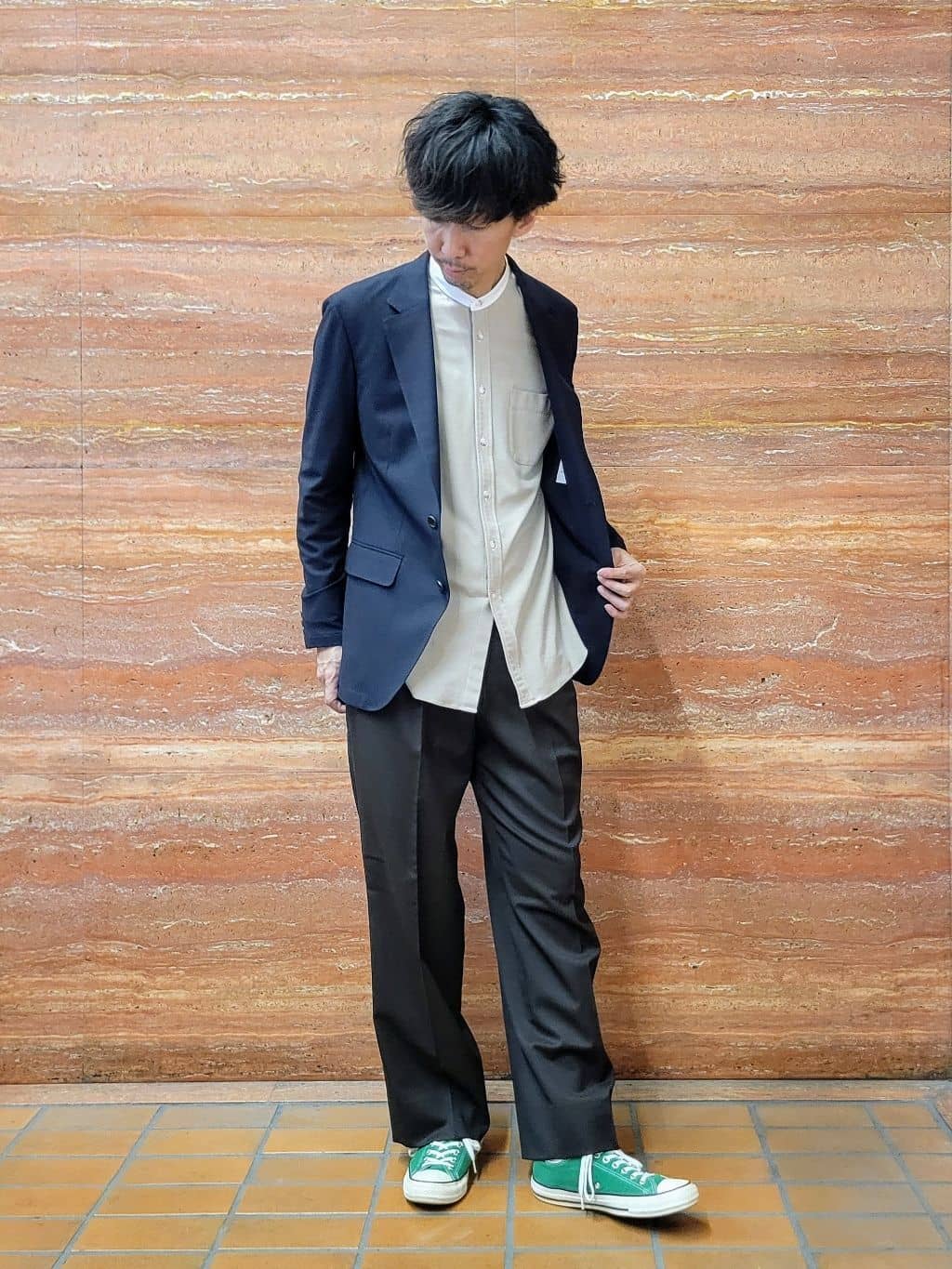 piroyaさんの「TAKEO KIKUCHI｜【抗菌防臭】CALCULO（R）ジャージ ジャケット」を使ったコーディネート