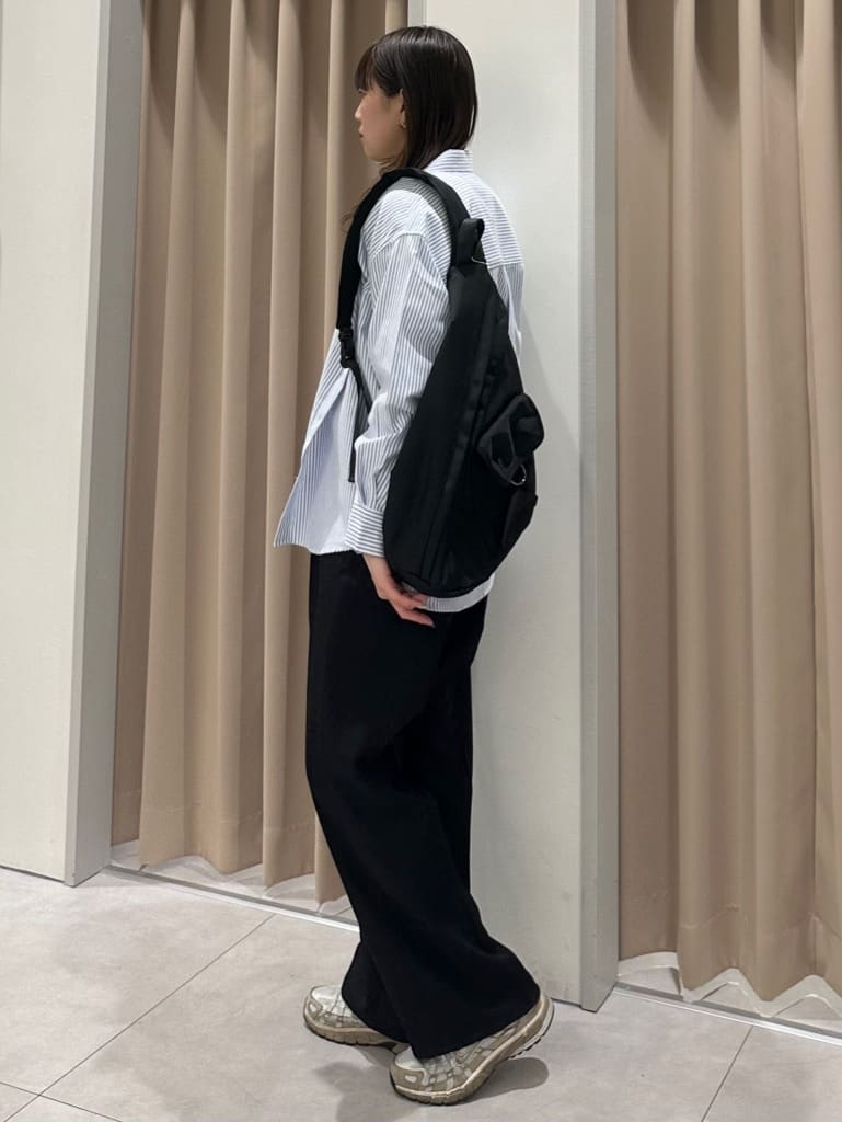 cottonさんの「THE SHOP TK｜【POLO BCS 別注】ストライプOXシャツ」を使ったコーディネート