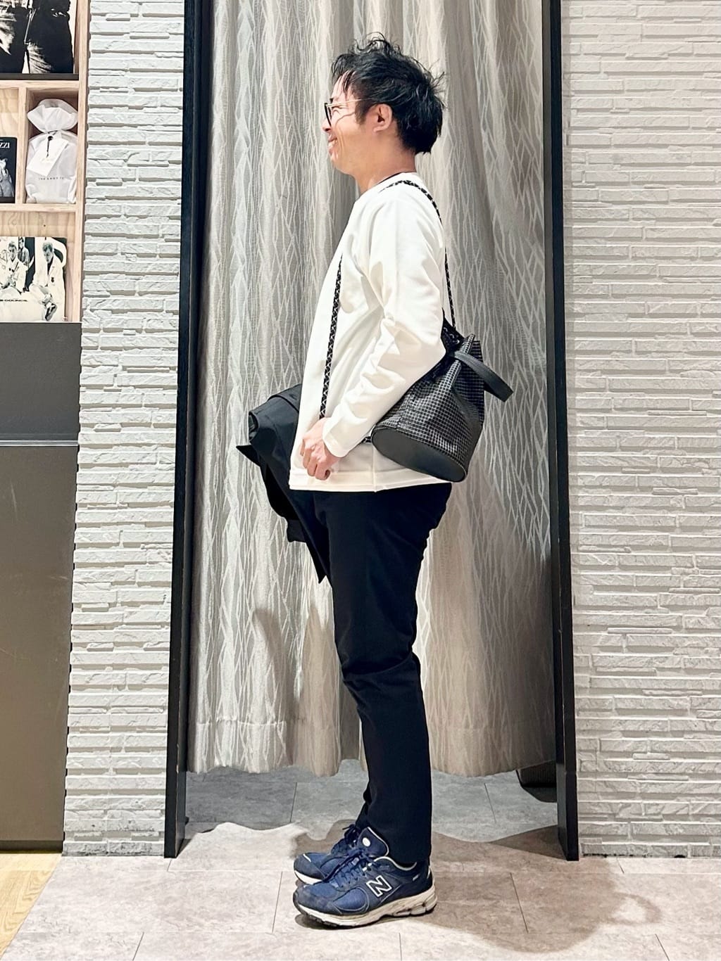 KENJI Iさんの「THE SHOP TK｜FLEX LINE  カバーオール　ストレッチ/防シワ/マシンウォッシャブル/セットアップ可」を使ったコーディネート