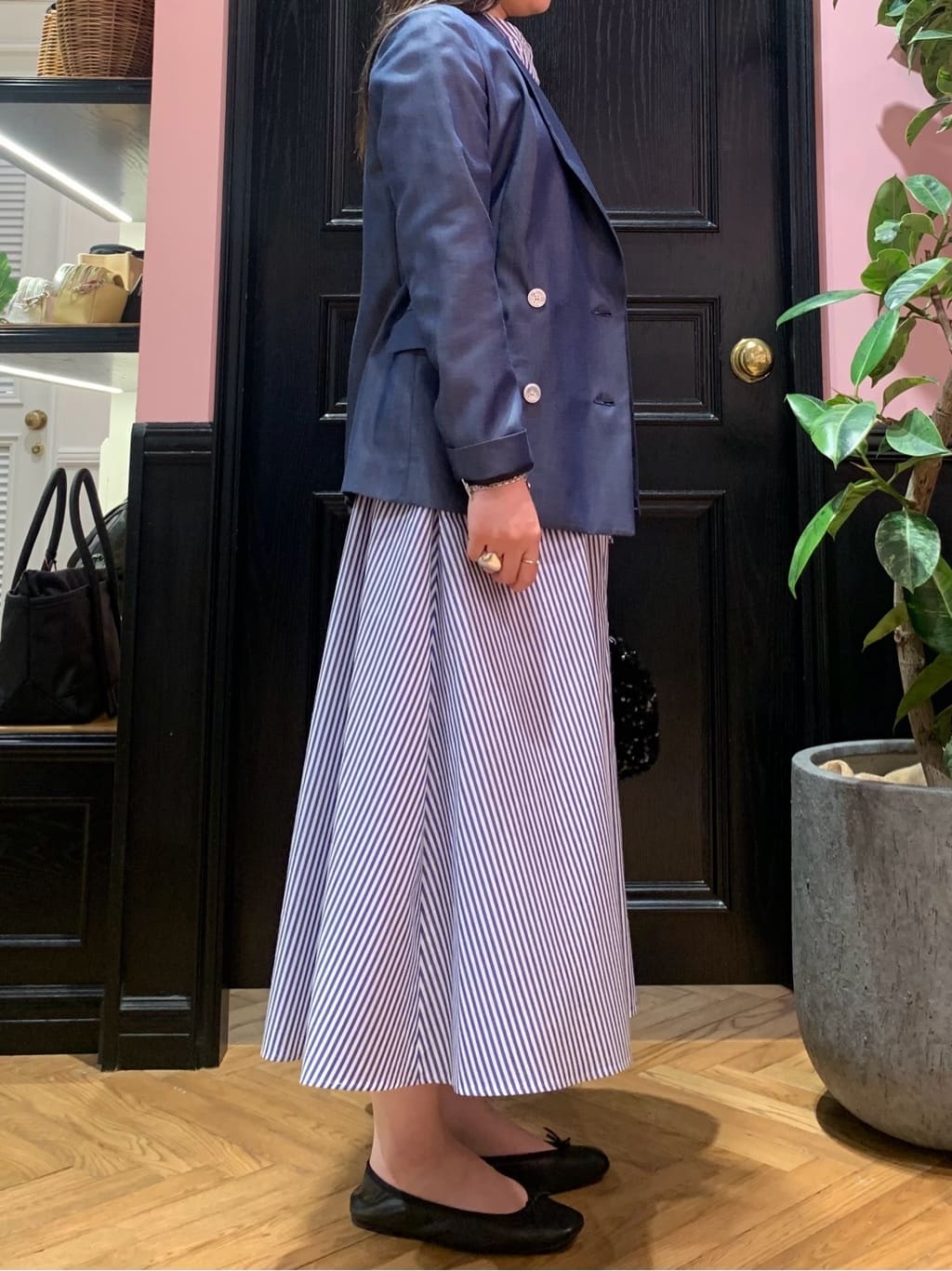 SAKAIさんの「DRESSTERIOR｜【otonaMUSE5月号掲載/セットアップ可】テンセルデニムダブルジャケット」を使ったコーディネート