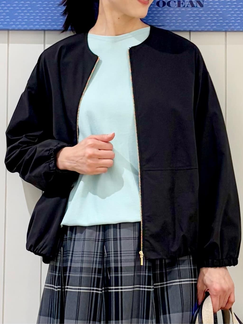 uwatokoさんの「Dessin｜【洗える】後ろボタンニットプルオーバー七分袖」を使ったコーディネート
