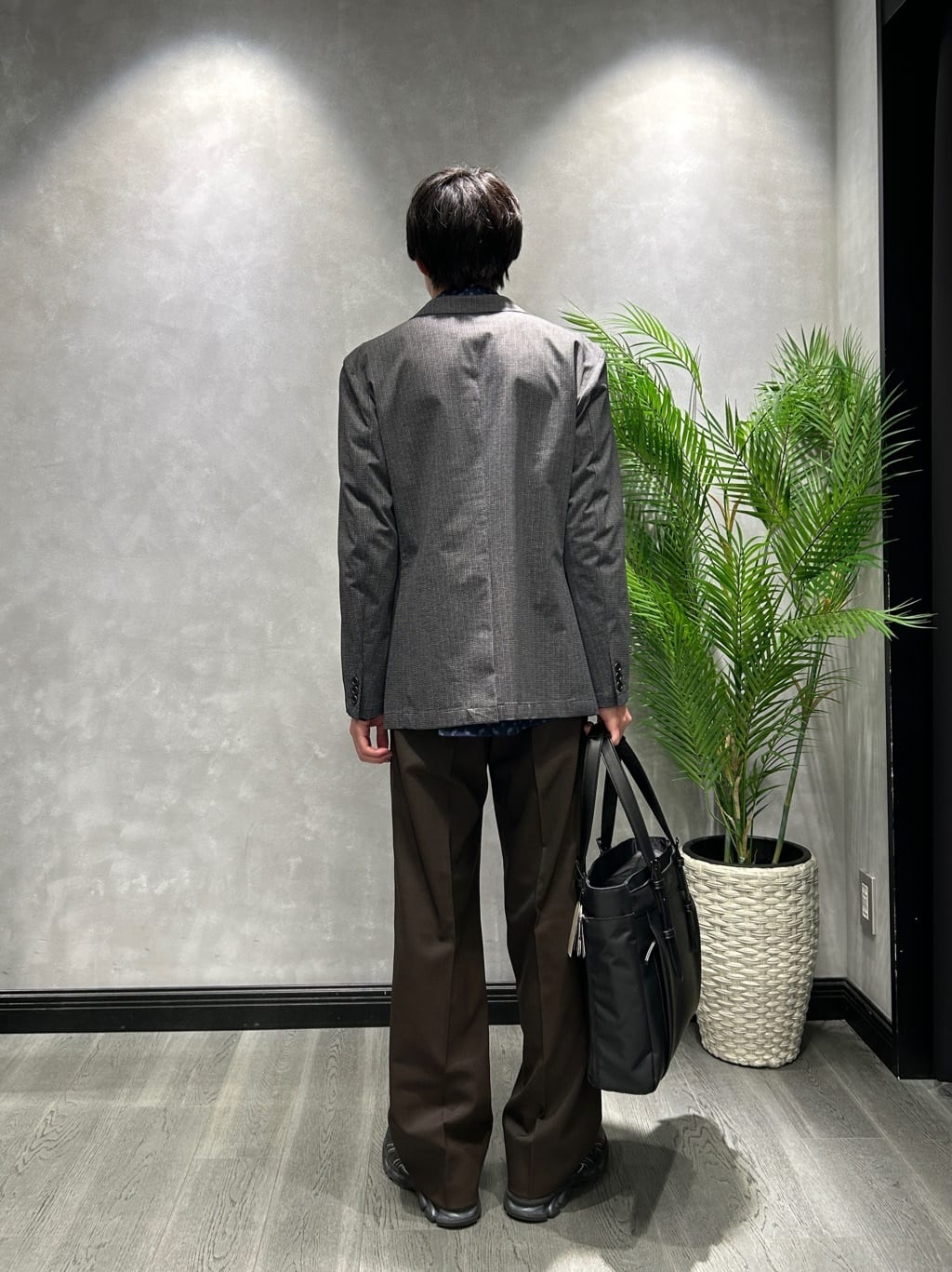 ruiさんの「TAKEO KIKUCHI｜【通気性】ジャージ千鳥柄 ジャケット」を使ったコーディネート