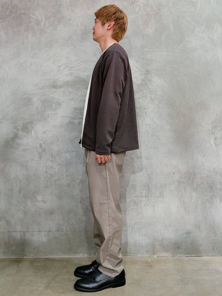 daiさんの「THE SHOP TK｜【2点セット】カーディガン＋半袖Tシャツ 洗濯機OK」を使ったコーディネート