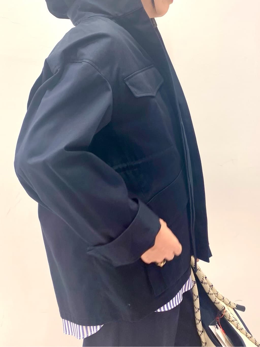 Sawaguchiさんの「DRESSTERIOR｜【ウォッシャブル】コンパクトコットンミリタリーブルゾン」を使ったコーディネート